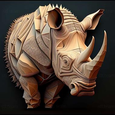 3D модель Ямаха Носорог (STL)